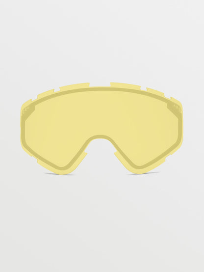 Attunga Mattweiße Schneebrille (+ Bonuslinse – Gelb) – Pink Chrome