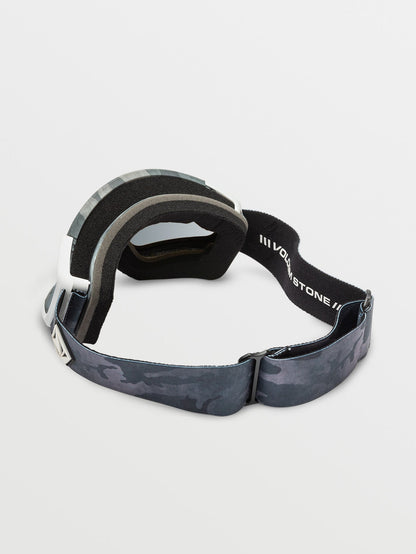 Masque de snow Attunga Cloudwash Camo (+ écran bonus Yellow Chrome) - SILVER CHROME