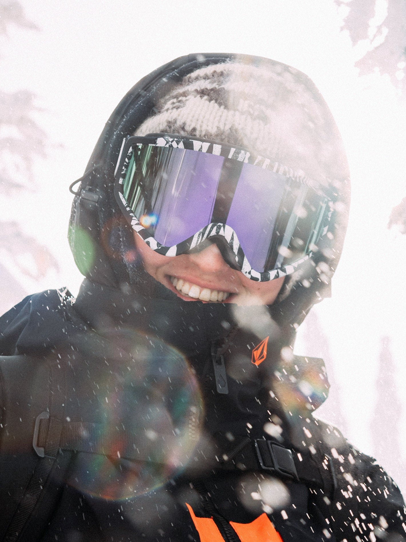 Masque de snow Attunga Op Art (+ écran bonus Yellow Chrome) - PURPLE CHROME