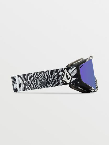 Masque de snow Attunga Op Art (+ écran bonus Yellow Chrome) - PURPLE CHROME