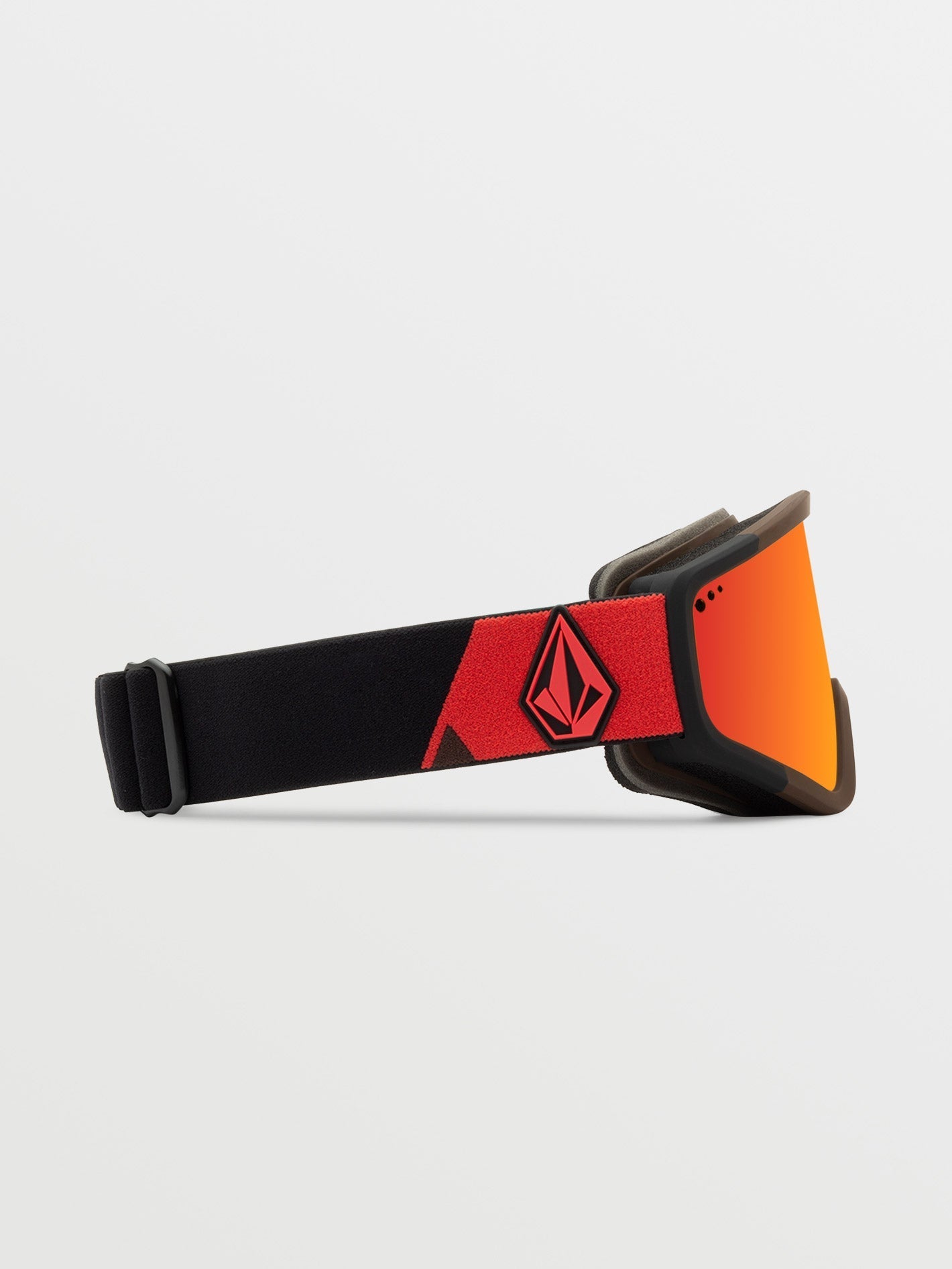 Attunga Orange/Braune Schneebrille (+ Bonus Gelbe Chromlinse) - ROTES CHROM