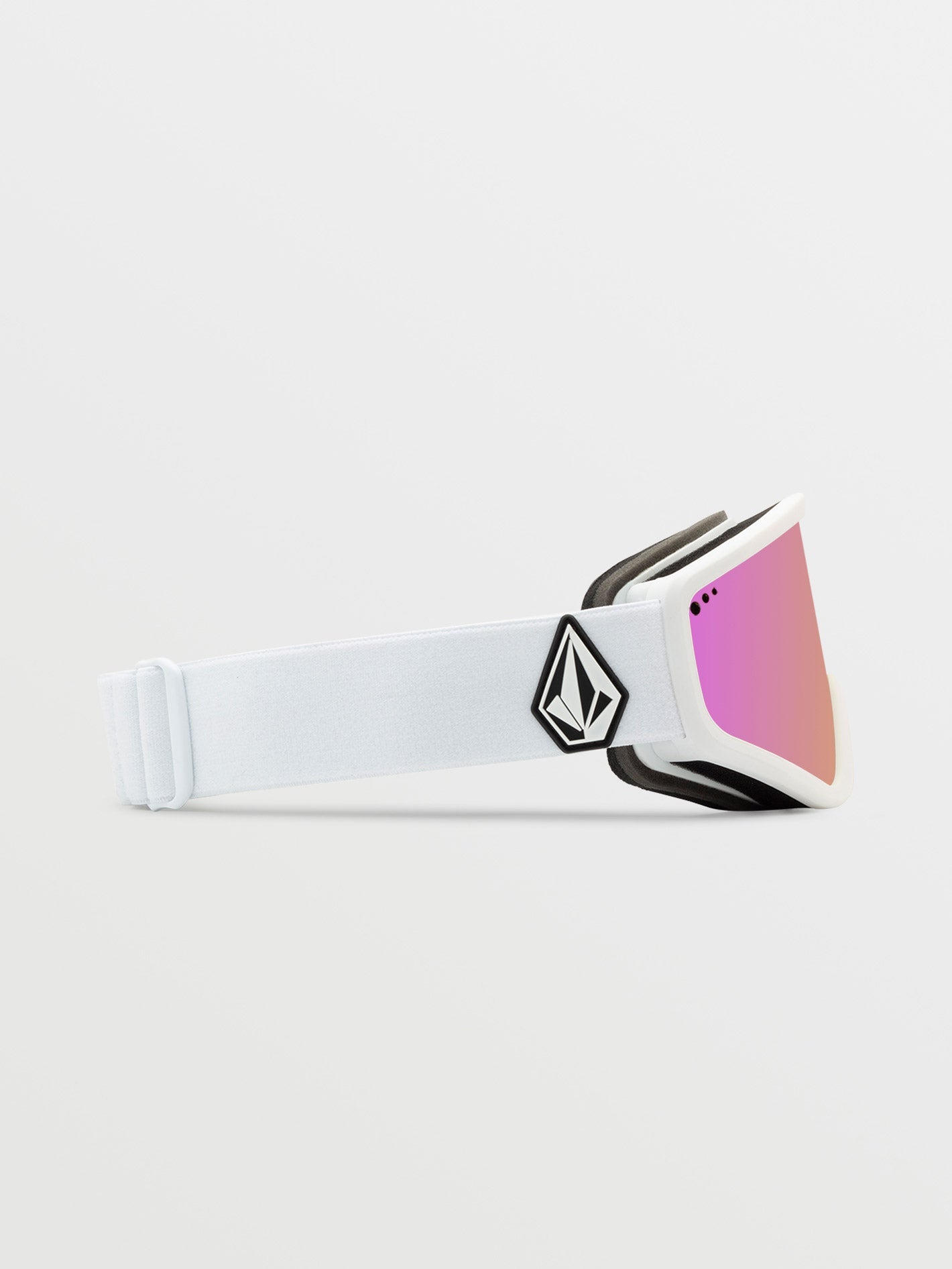 Masque de snow Attunga Matte White - Pink Chrome