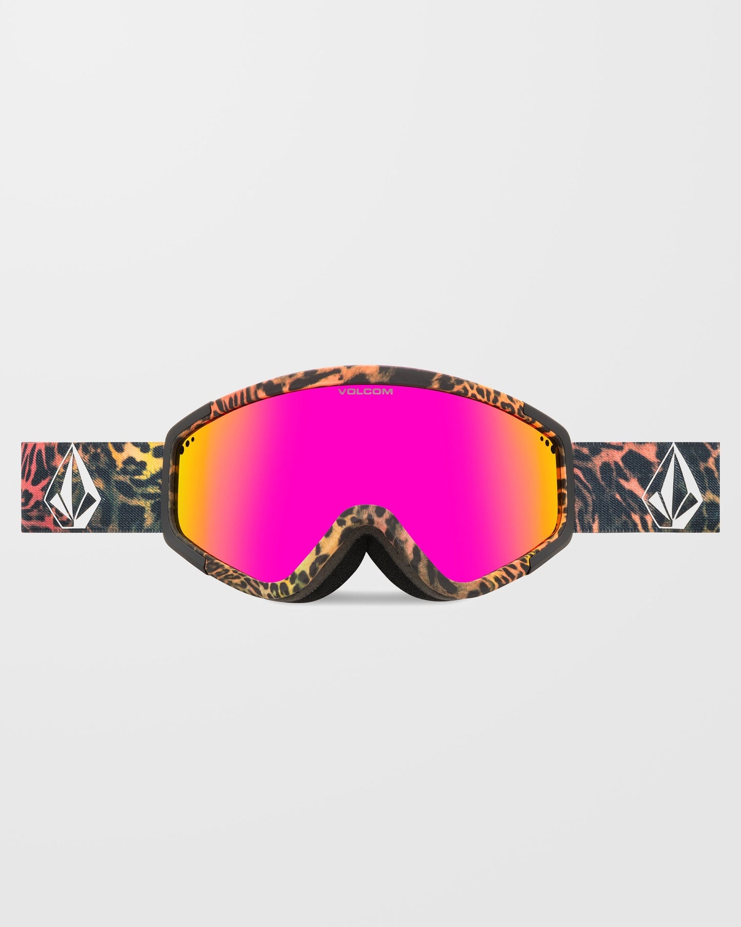 Masque de snow Attunga Acid Leopard (+écran bonus - Rose) - Pink Chrome