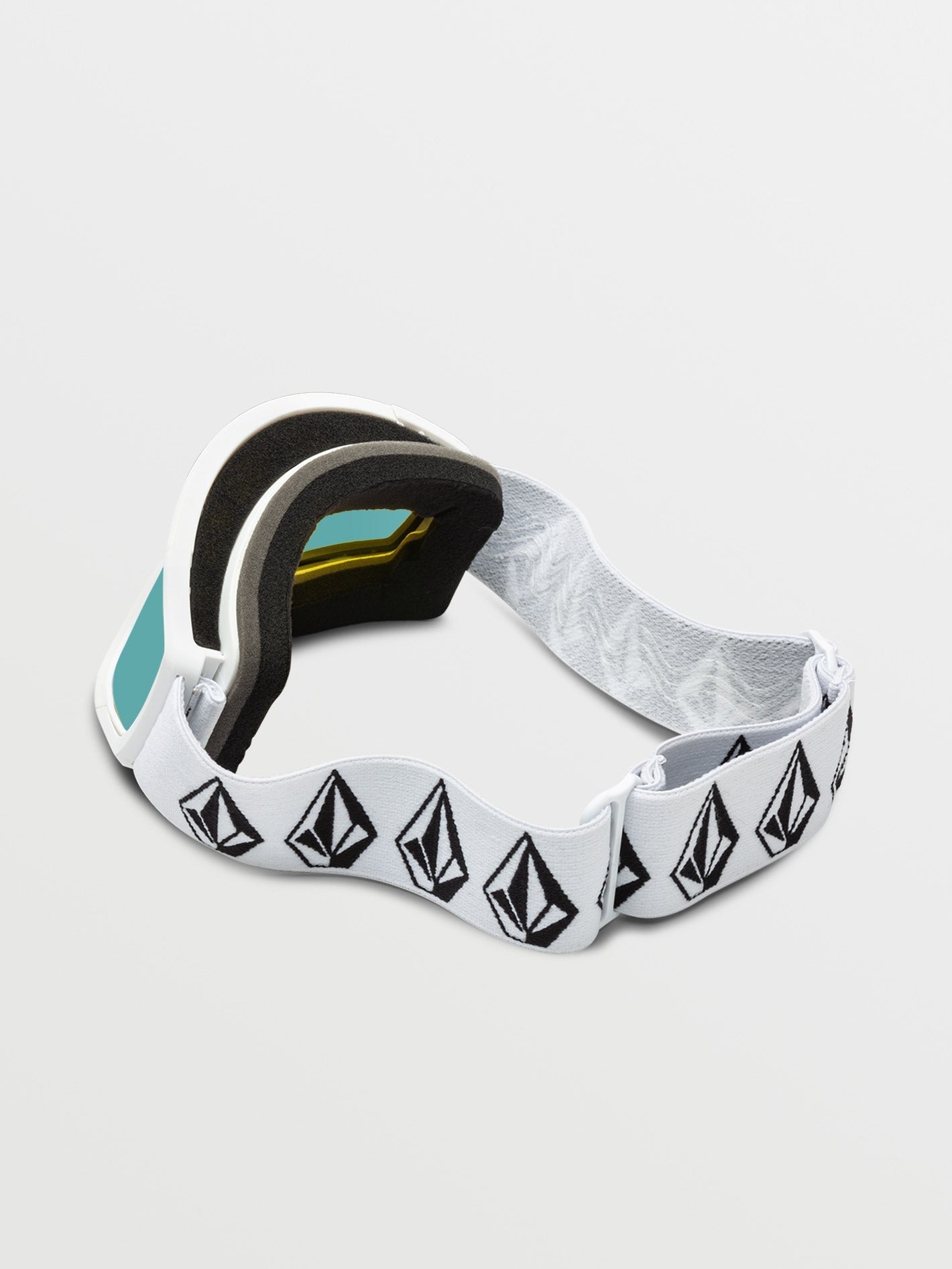 Attunga Youth Matte White Snow Goggles (+ Bonus Dark Grey Chrome Lens) - ICE CHROME - (Children)