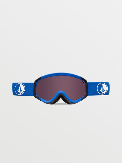Attunga Youth Schwarz/Blaue Schneebrille (+ Bonus Gelbe Chromlinse) - HELLBRONZE - (Kinder)