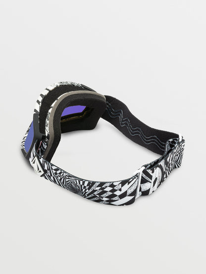 Masque de snow Attunga Youth Op Art (+ écran bonus Yellow Chrome) - PURPLE CHROME - (Enfant)