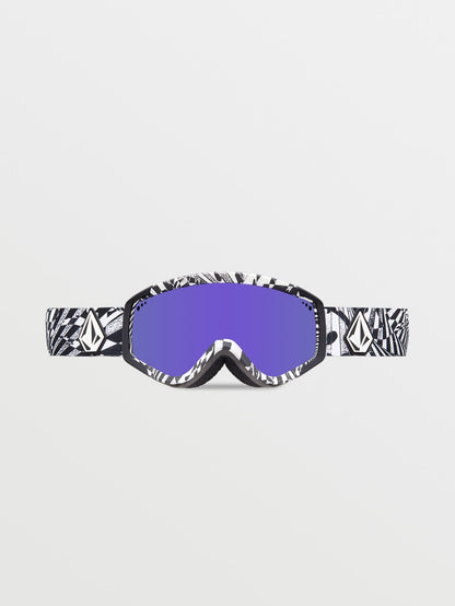 Masque de snow Attunga Youth Op Art (+ écran bonus Yellow Chrome) - PURPLE CHROME - (Enfant)