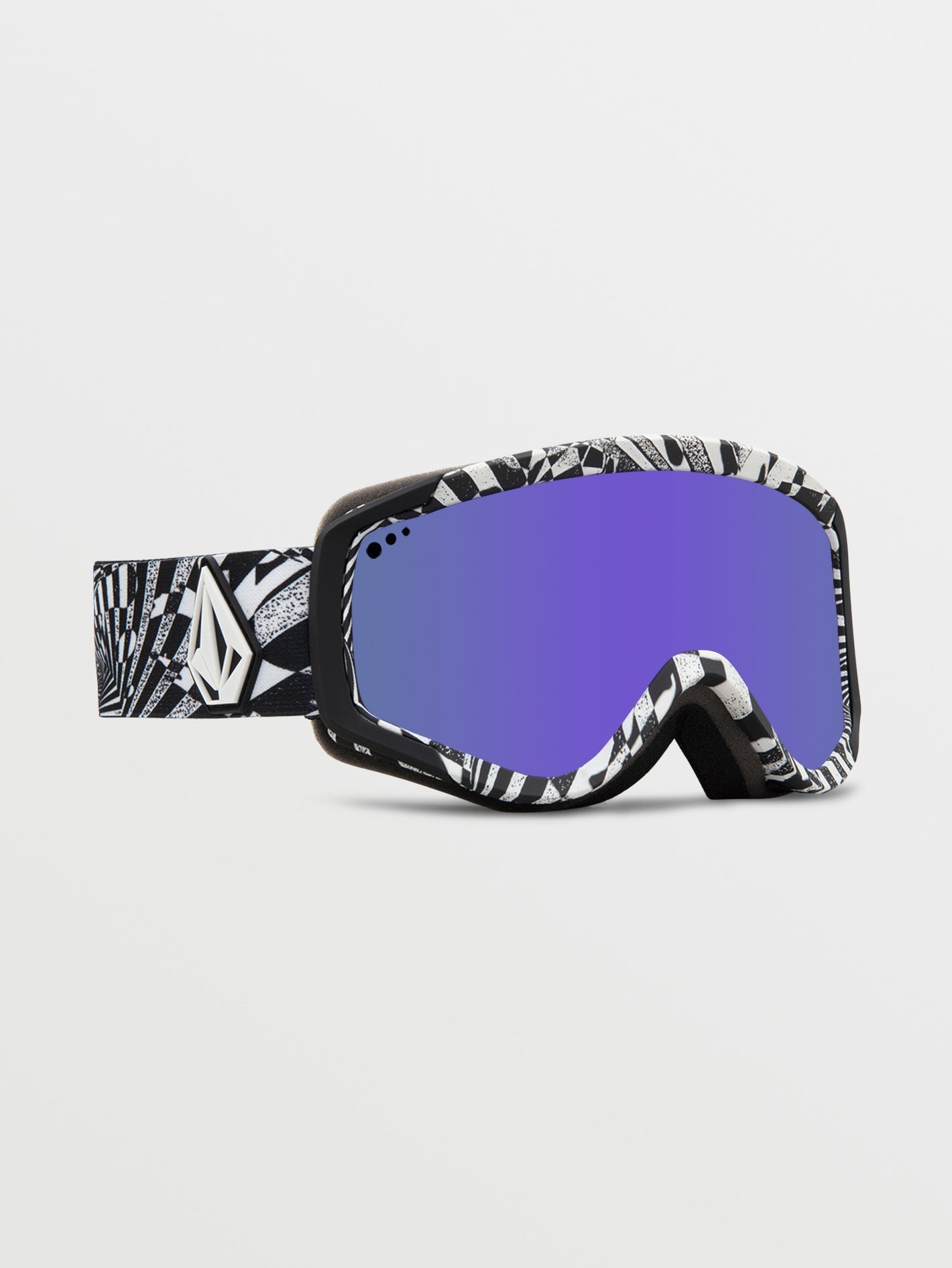 Masque de snow Attunga Youth Op Art (+ écran bonus Yellow Chrome) - PURPLE CHROME - (Enfant)