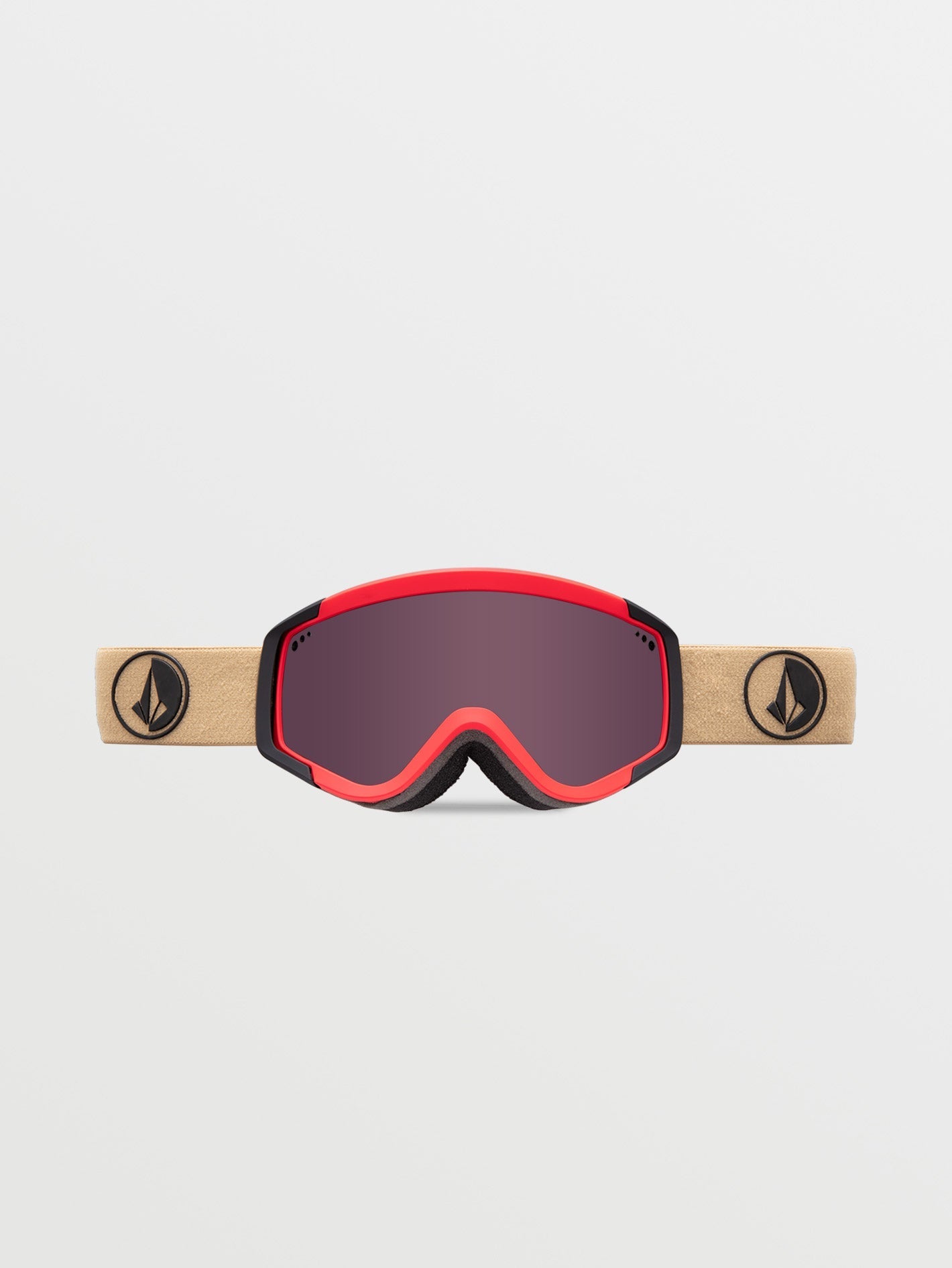 Attunga Youth Shock/Sand Snow Goggles (+ Bonus Yellow Chrome Lens) - LIGHT BRONZE - (Children)