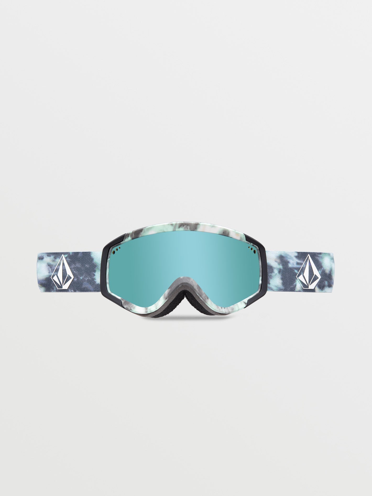 Attunga Youth Spritz/Black Snow Goggles (+ Bonus Dark Grey Chrome Lens) - ICE CHROME - (Children)