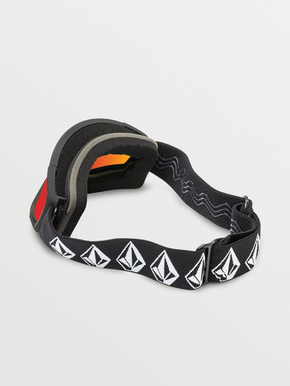 Schneemaske Attunga Youth Matte Black Stone - Red Chrome