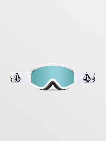 Schneemaske Attunga Youth Matte White Stone - Ice Chrome