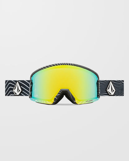 Snow Garden 2 Op Art Maske (+Bonusbildschirm - Pink) - Gold Chrom