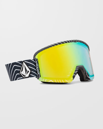 Snow Garden 2 Op Art Maske (+Bonusbildschirm - Pink) - Gold Chrom