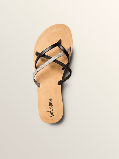 New School Sandals - Black Combo