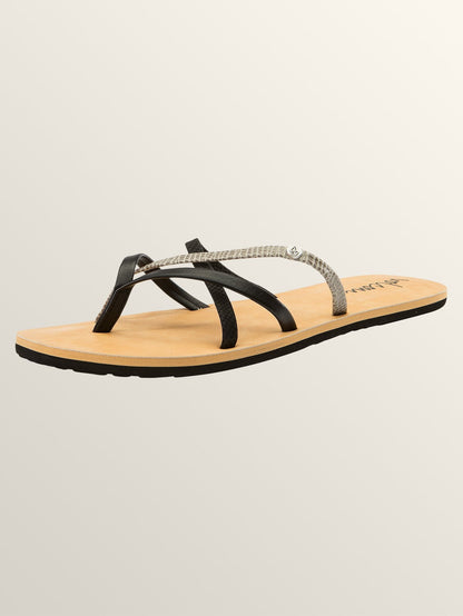 New School Sandals - Black Combo
