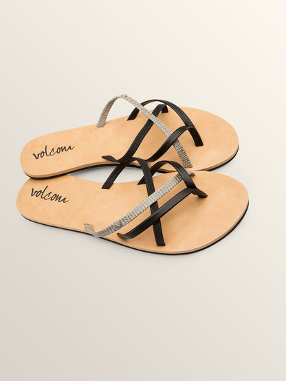 New School Sandals - Black Combo