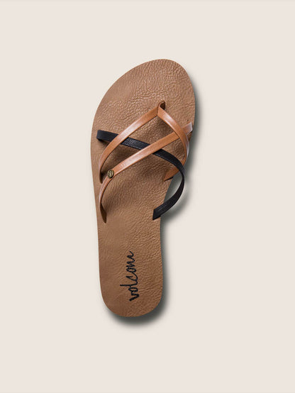New School Sandalen - Braune Kombination