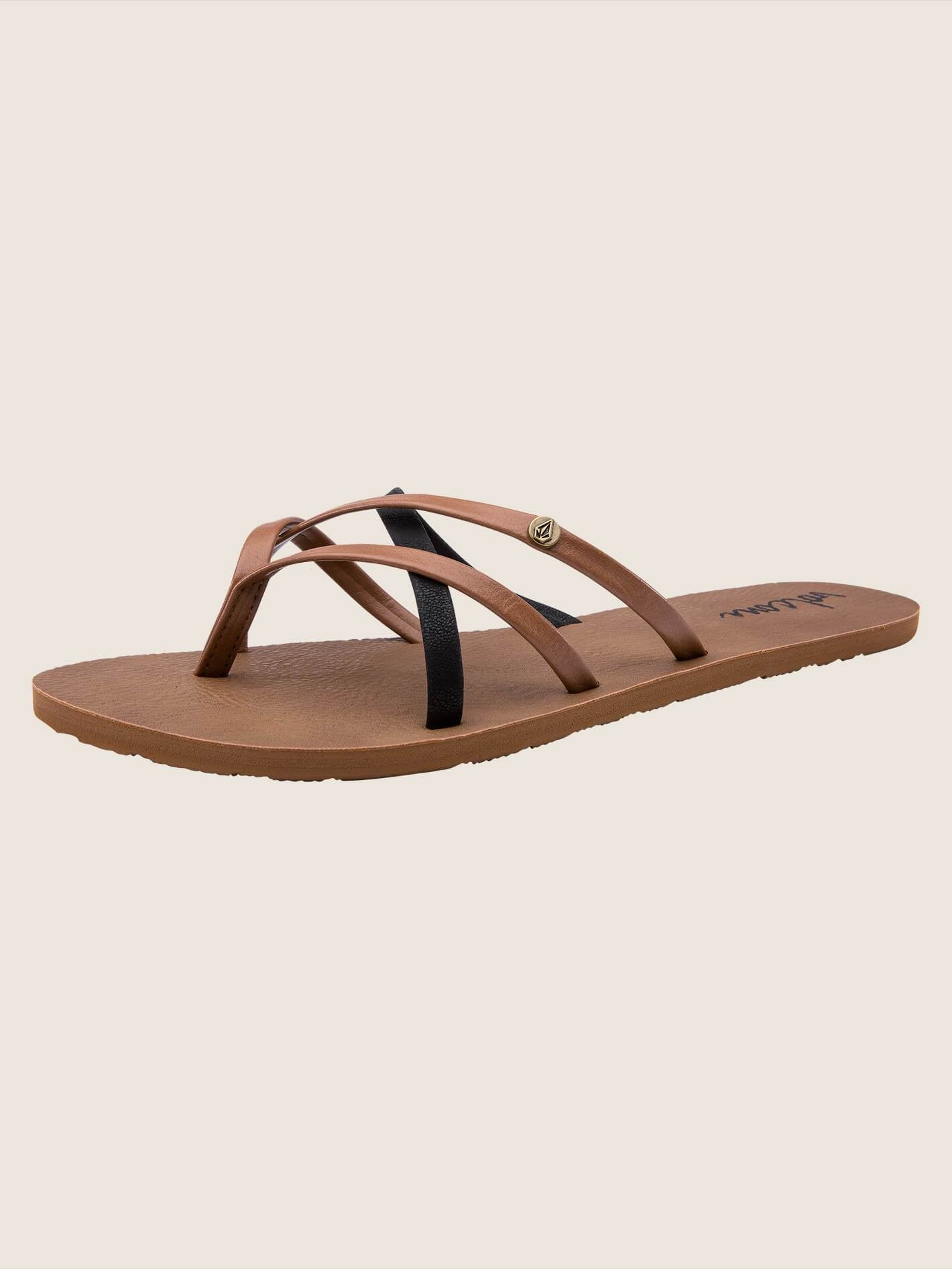 New School Sandalen - Braune Kombination