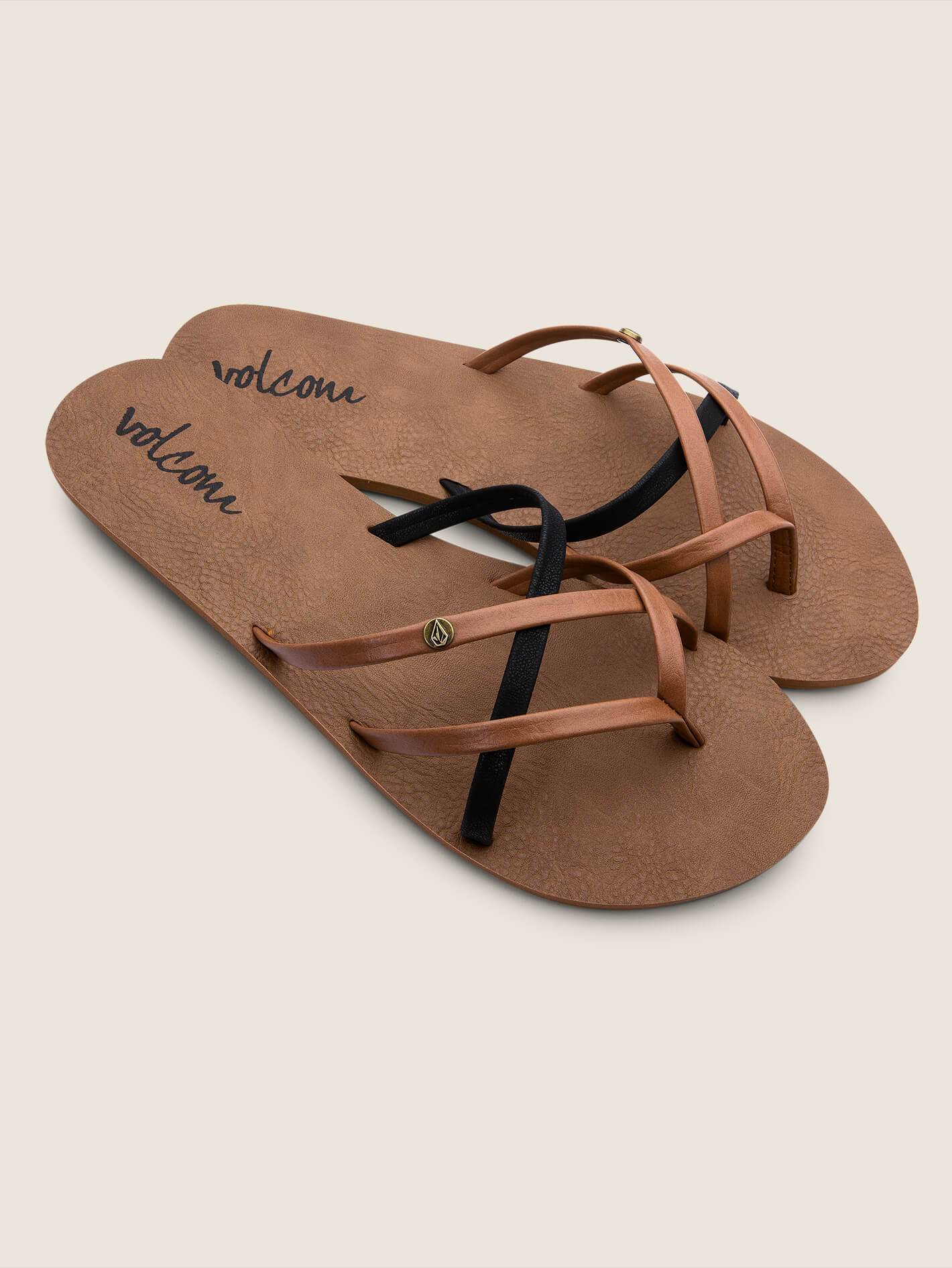 New School Sandalen - Braune Kombination