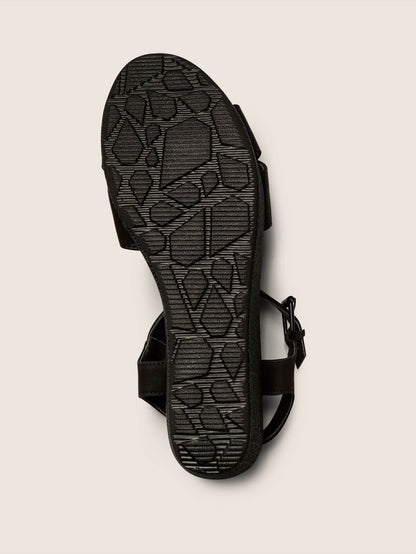 Sandales compensées Stone - Black