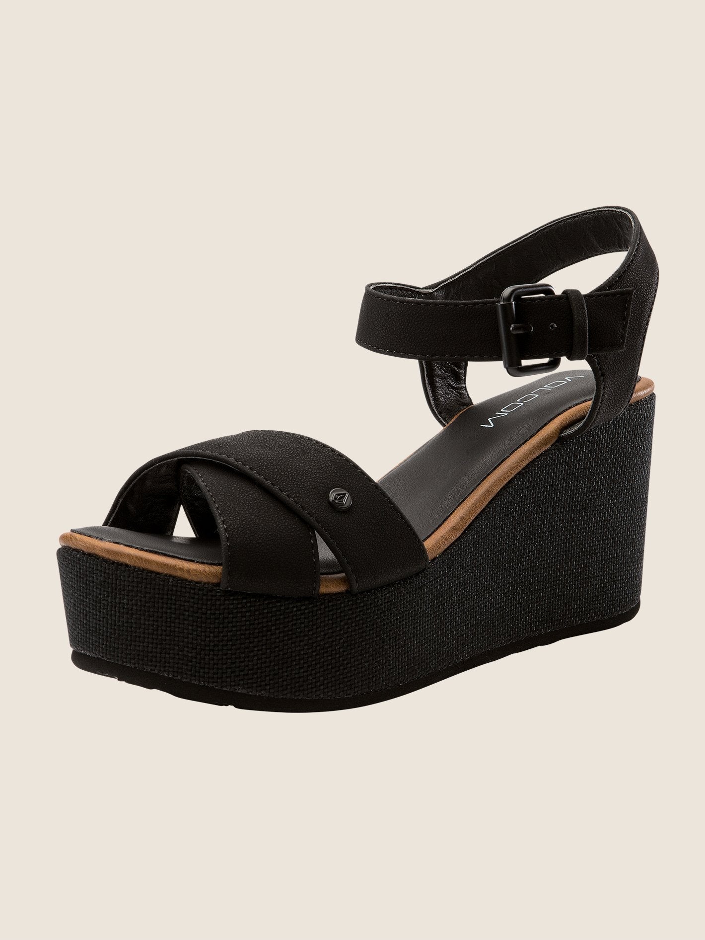 Sandales compensées Stone - Black
