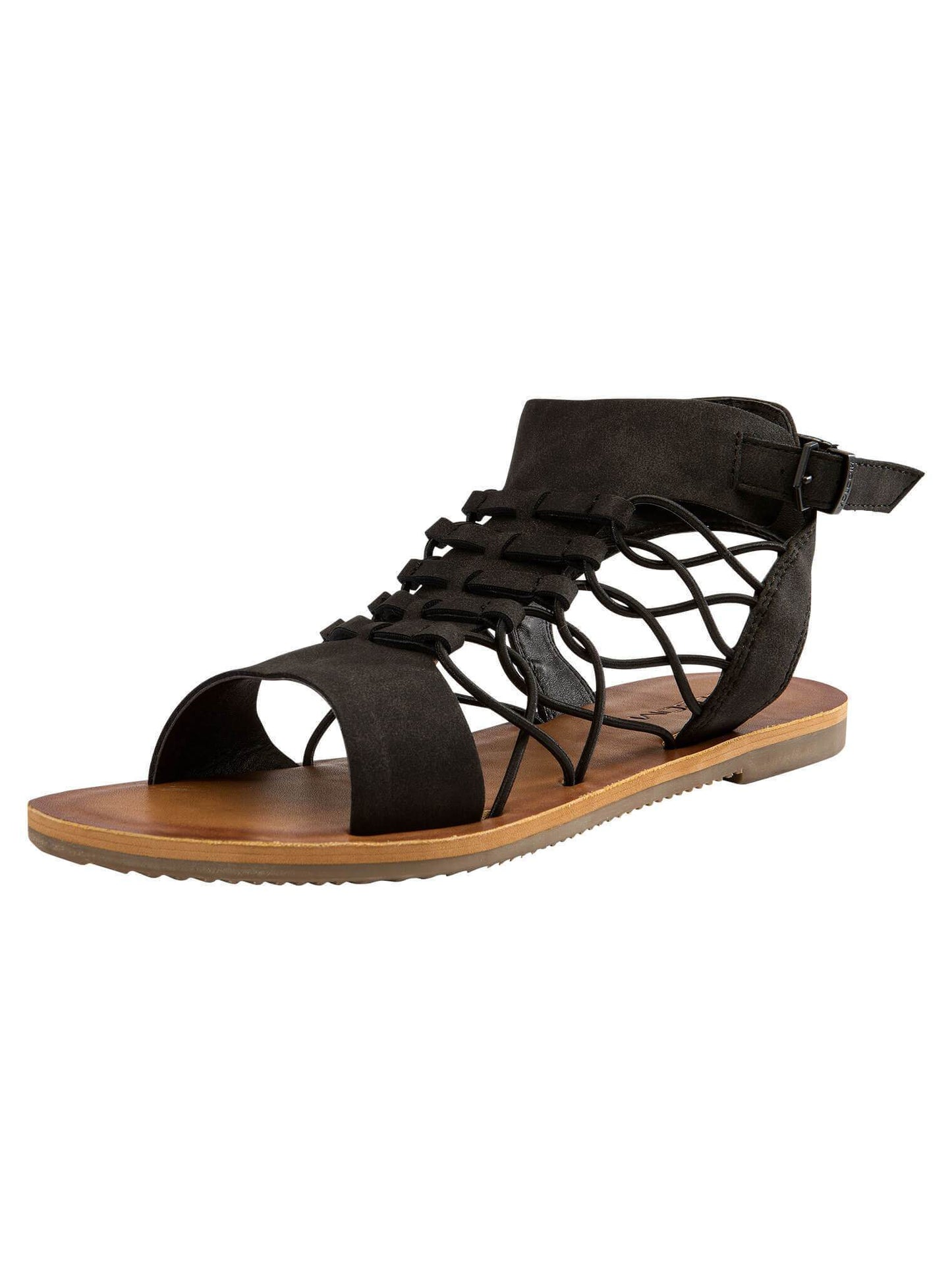 Caged Bird Sandals - Black