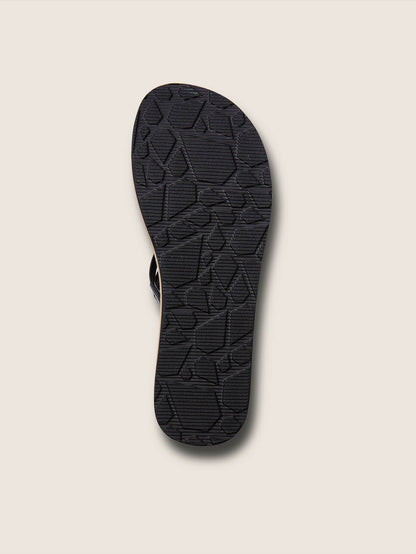 Happy Strap Sandals - Black