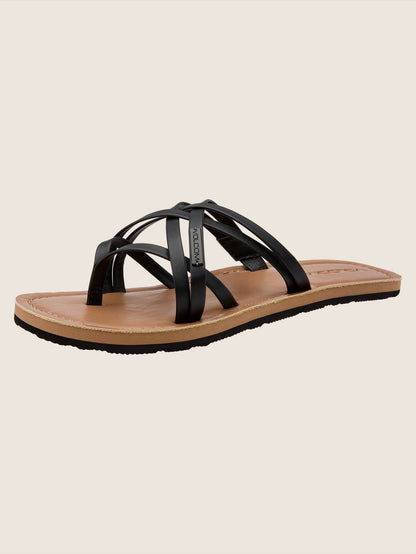 Happy Strap Sandals - Black