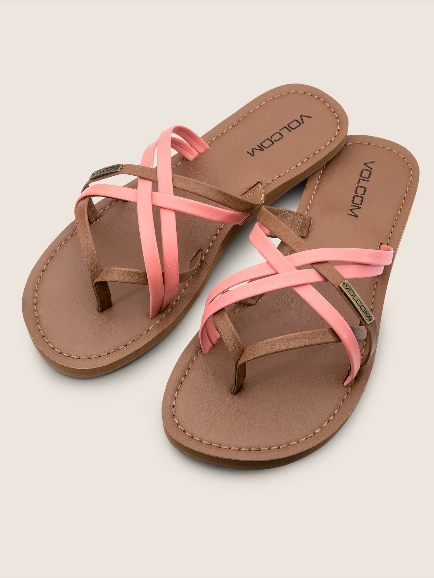 Sandales Strap Happy - Coral