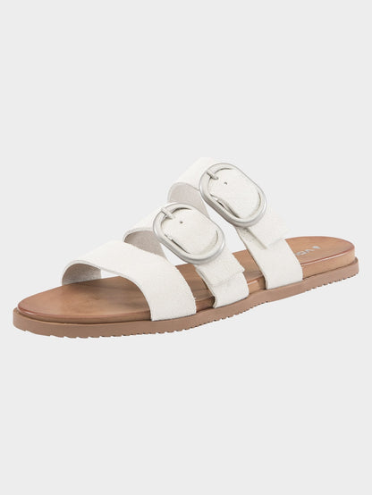 Sandalen mit Schnalle - Knochen