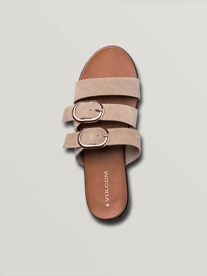 Buckle Up Buttercup Sandals - SAND
