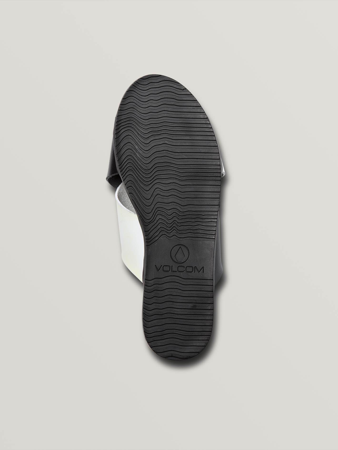 Double cross sandal - BLACK WHITE