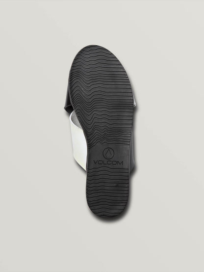 Double cross sandal - BLACK WHITE