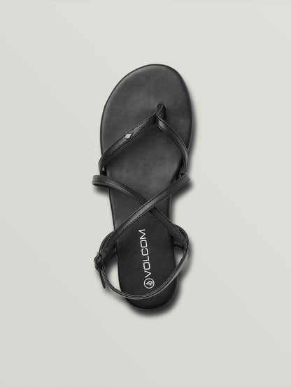 Sandales Strapped In - BLACK OUT