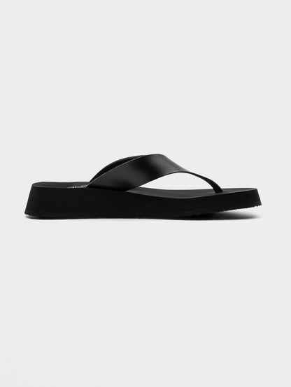 Not Ur Moms Platform Sandals - BLACK