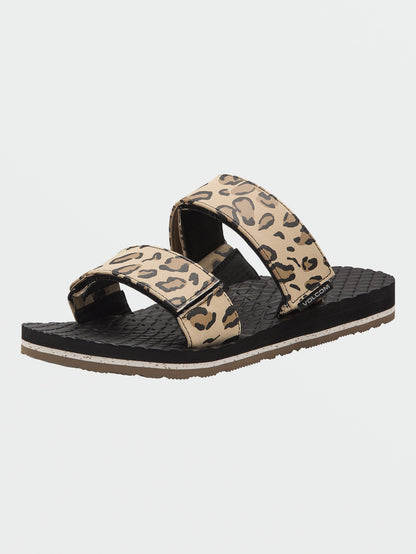 Öko-Liege-Sandalen - LEOPARD