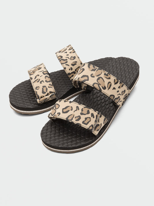 Öko-Liege-Sandalen - LEOPARD