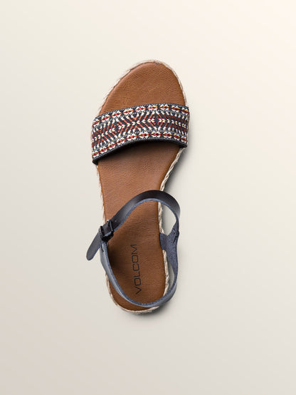 Finley Sandalen - Schwarze Kombination