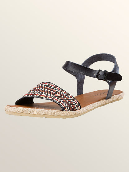 Finley Sandalen - Schwarze Kombination