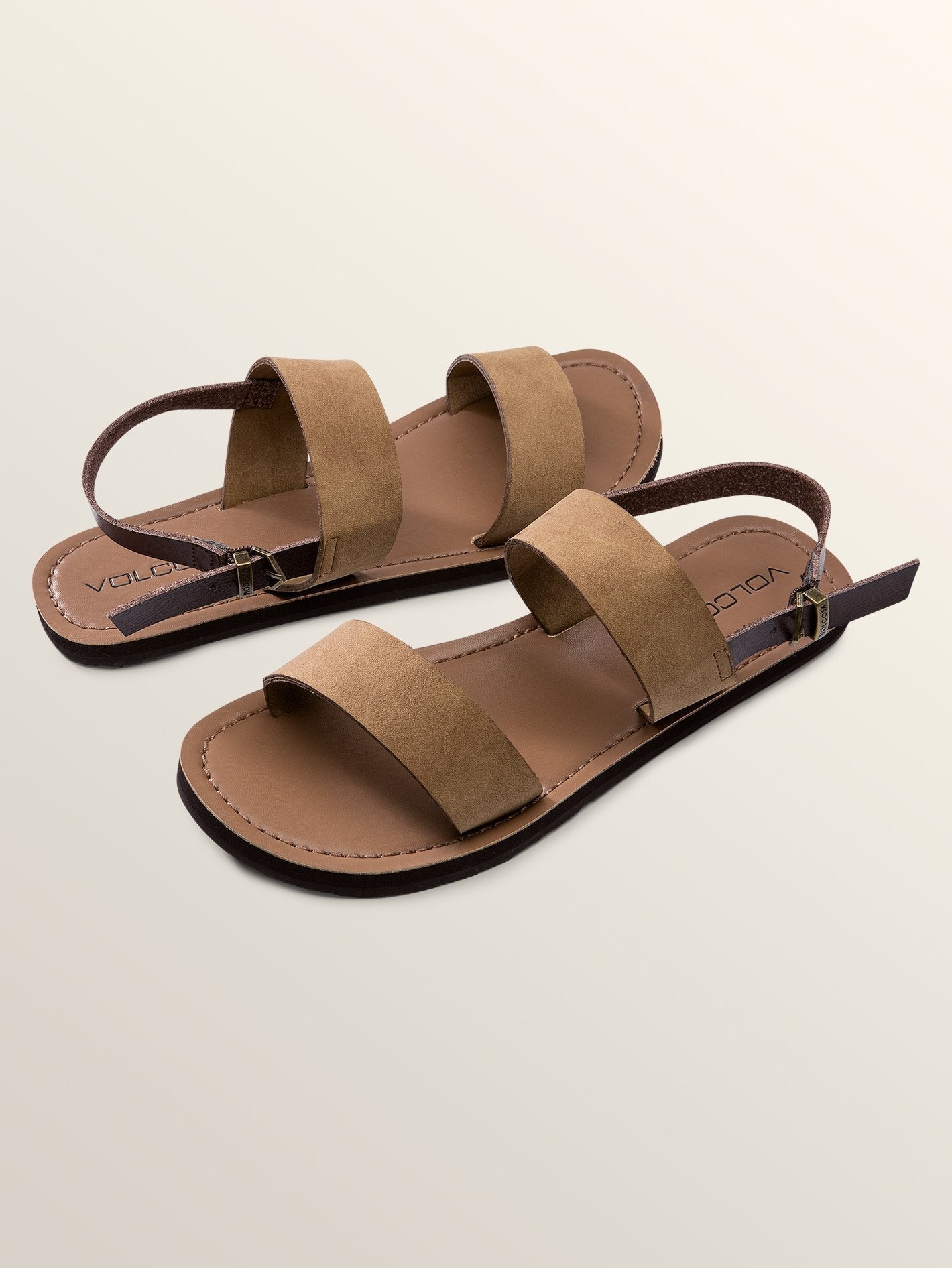Stone Slide Sandalen - Karamell