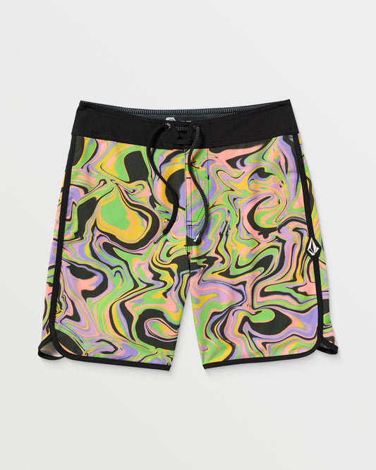 Mod Infuse Scallop Boardshort - STEEL GRAY - (CHILDREN)