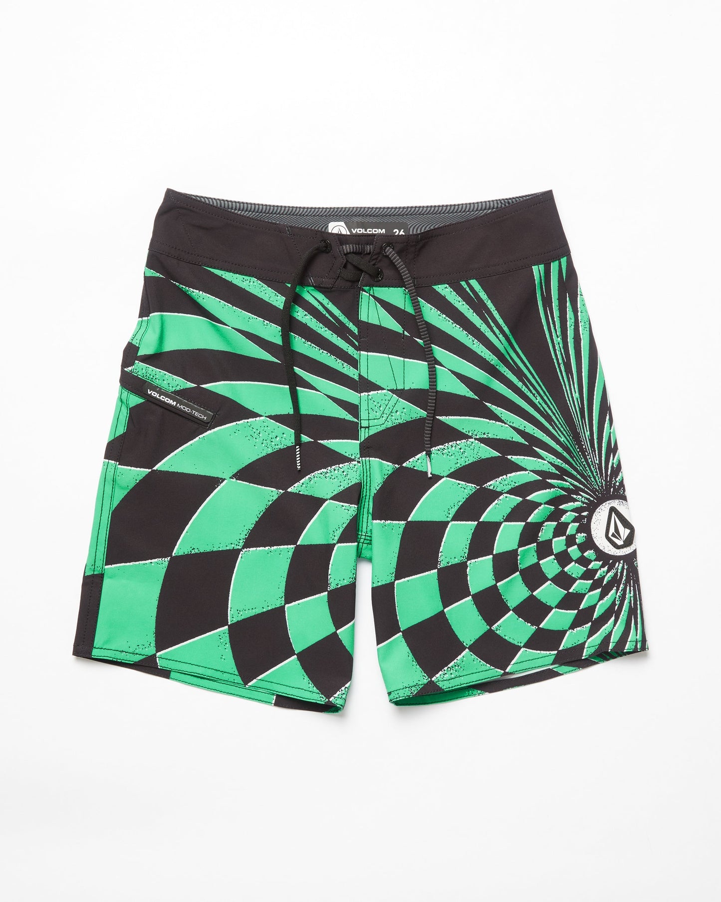 Boardshort Mod Spiral Stone Shield - MINT - (CHILDREN)