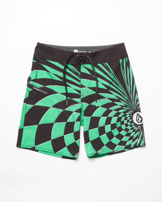 Boardshort Mod Spiral Stone Shield - MINT - (CHILDREN)