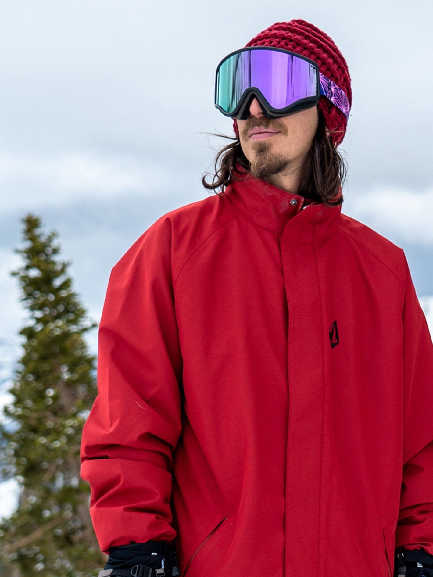 Yae Mike Ravelson Snow Goggles (+ Bonus Yellow Chrome Lens) - PURPLE CHROME