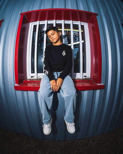 Freazy Loose Elastic Waist Pants - Blueprint - (KIDS)
