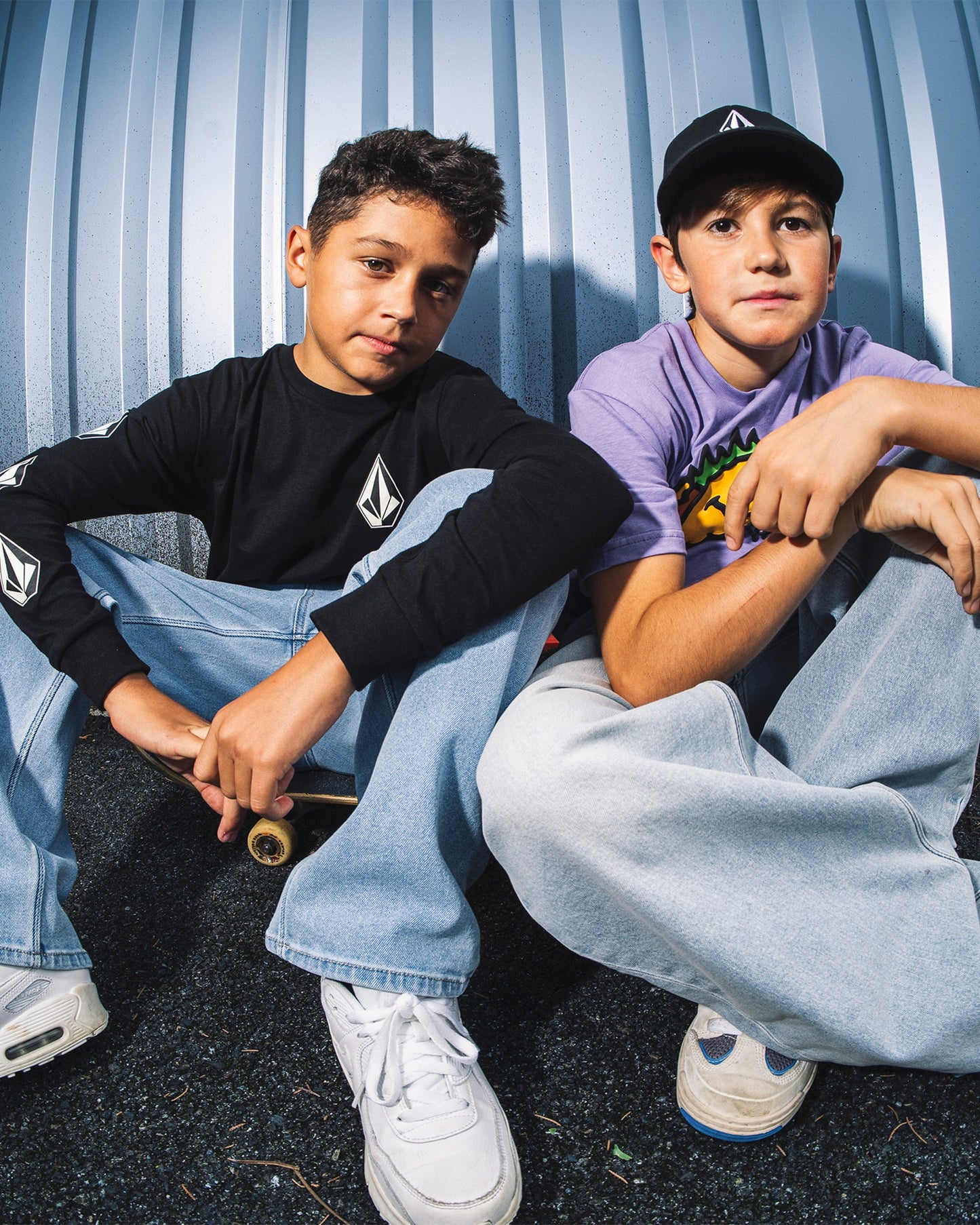 Freazy Loose Elastic Waist Pants - Blueprint - (KIDS)