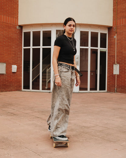 Jeans Beeggy - GRAU VINTAGE