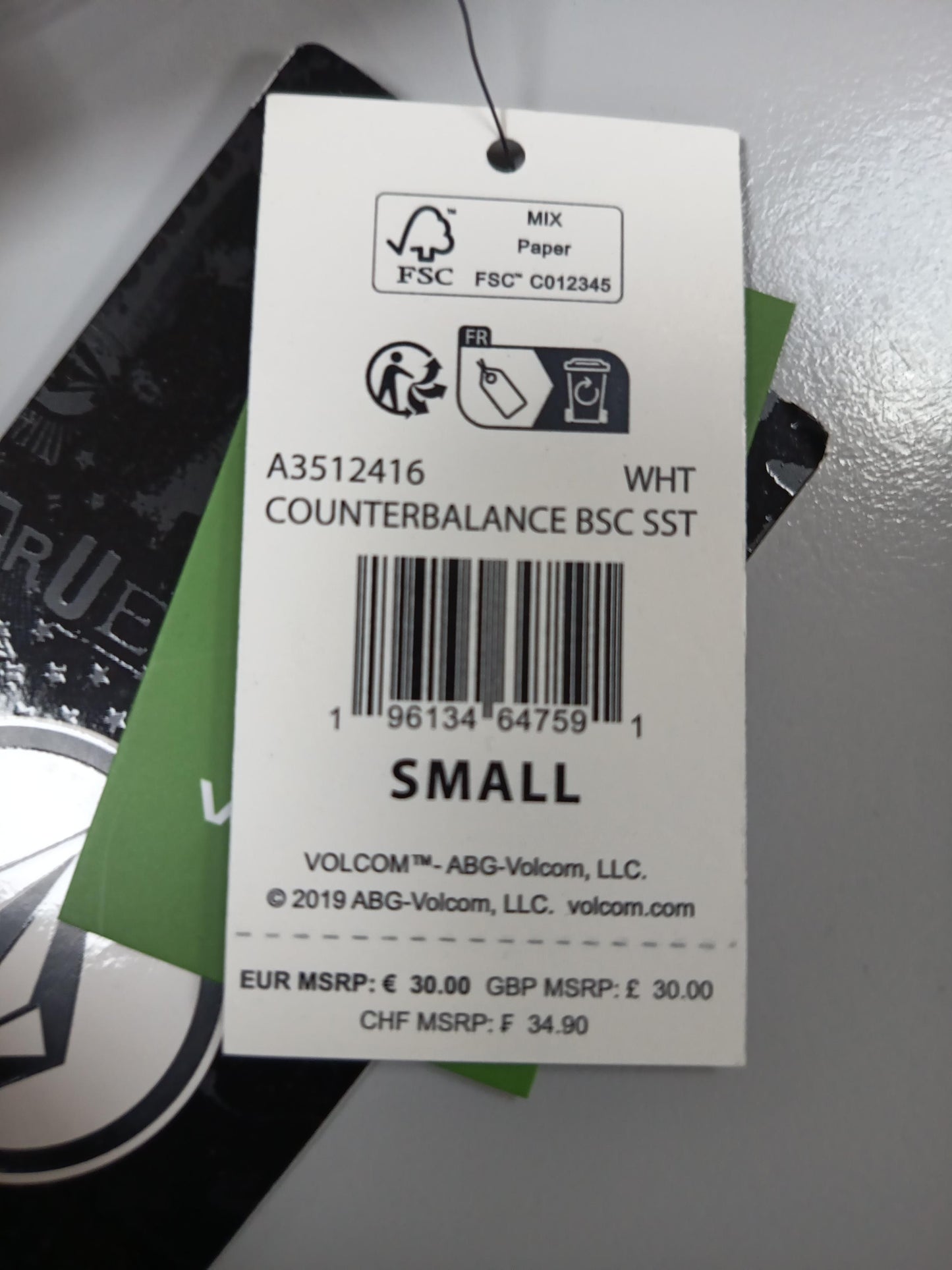 Counterbalance T-shirt - WHITE