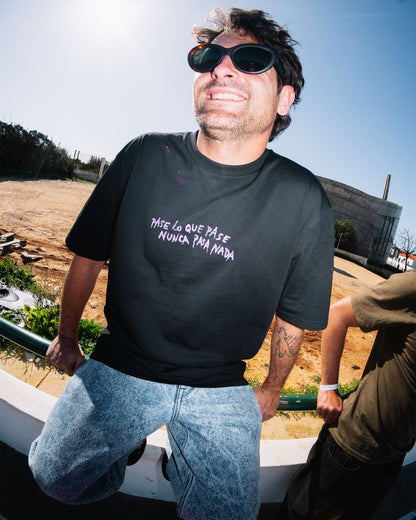 T-Shirt Nunca Pasa - Black